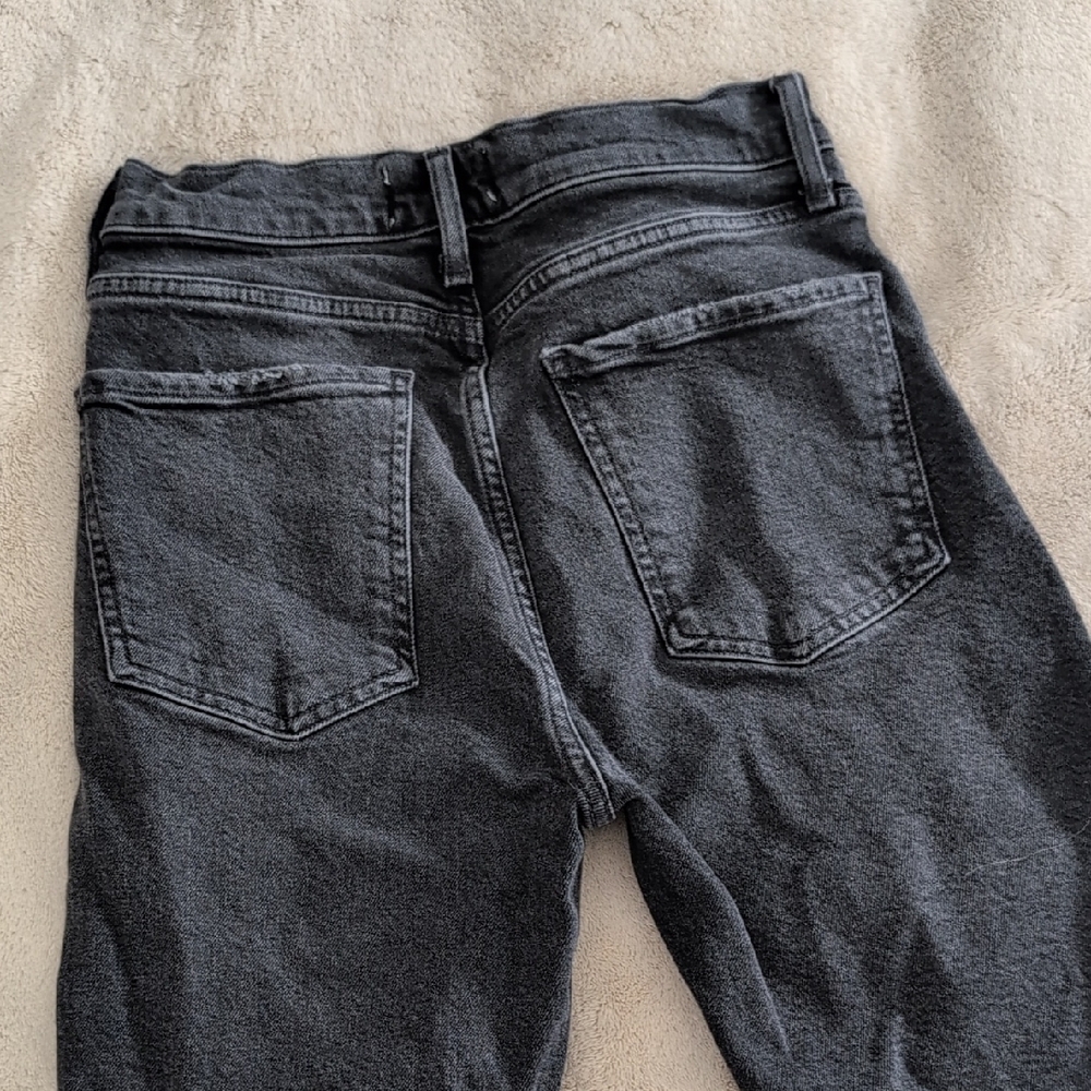 Agolde Women's Nico Black Skinny Jeans, Size 25 - Picture 10 of 10